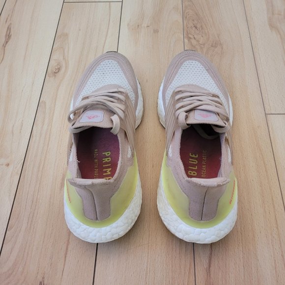 Adidas UltraBoost 21 Primeblue Primeknit Continental Size 6.5 - Picture 6 of 8